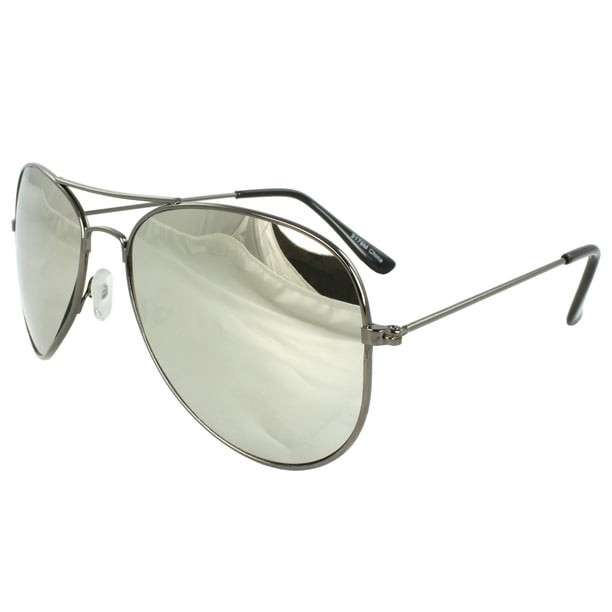 Gray Mens Aviator Pilot Sunglasses HD Polarized Driving Mirror Glasses Eyewear 